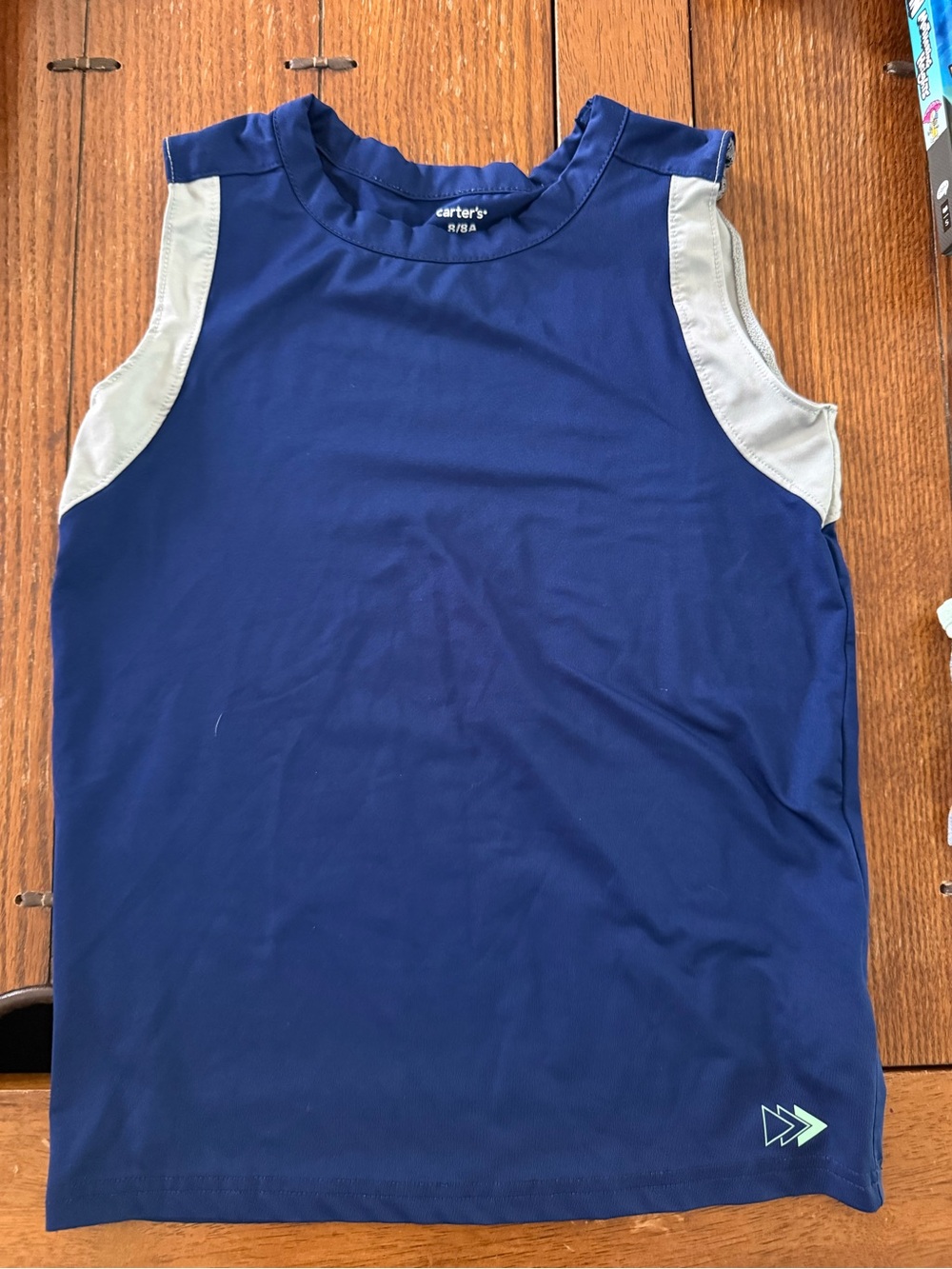 Carter's Navy and Light Gray Boys Athletic Tank Top